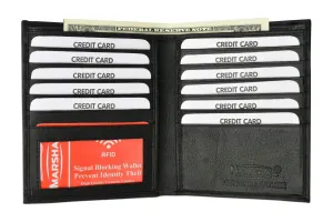 Today Only Special Hot Pick Sale Rfid Blocking Bifold Hipster Credit Card Wallet Premium Lambskin Leather Rfid P 2502 (C)
