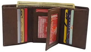 Trending Hot Picks Special Occasion Discount Rfid Blocking Brown Men'S Wallet Premium Leather Trifold Classic Wallets For Men
