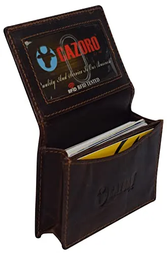 Trending Hot Picks Grab Your Hot Pick Rfid Blocking Buffalo Leather Business Card Case Holder For Men & Women