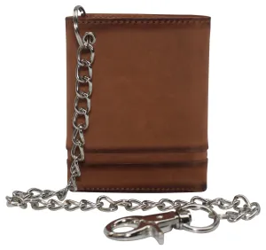 Rfid Blocking Men'S Chain Biker Leather Classic Slim Trifold Wallet With 8 Cards 1 Id Window   2 Note Compartments Flash Sale Now Flash Offer Today
