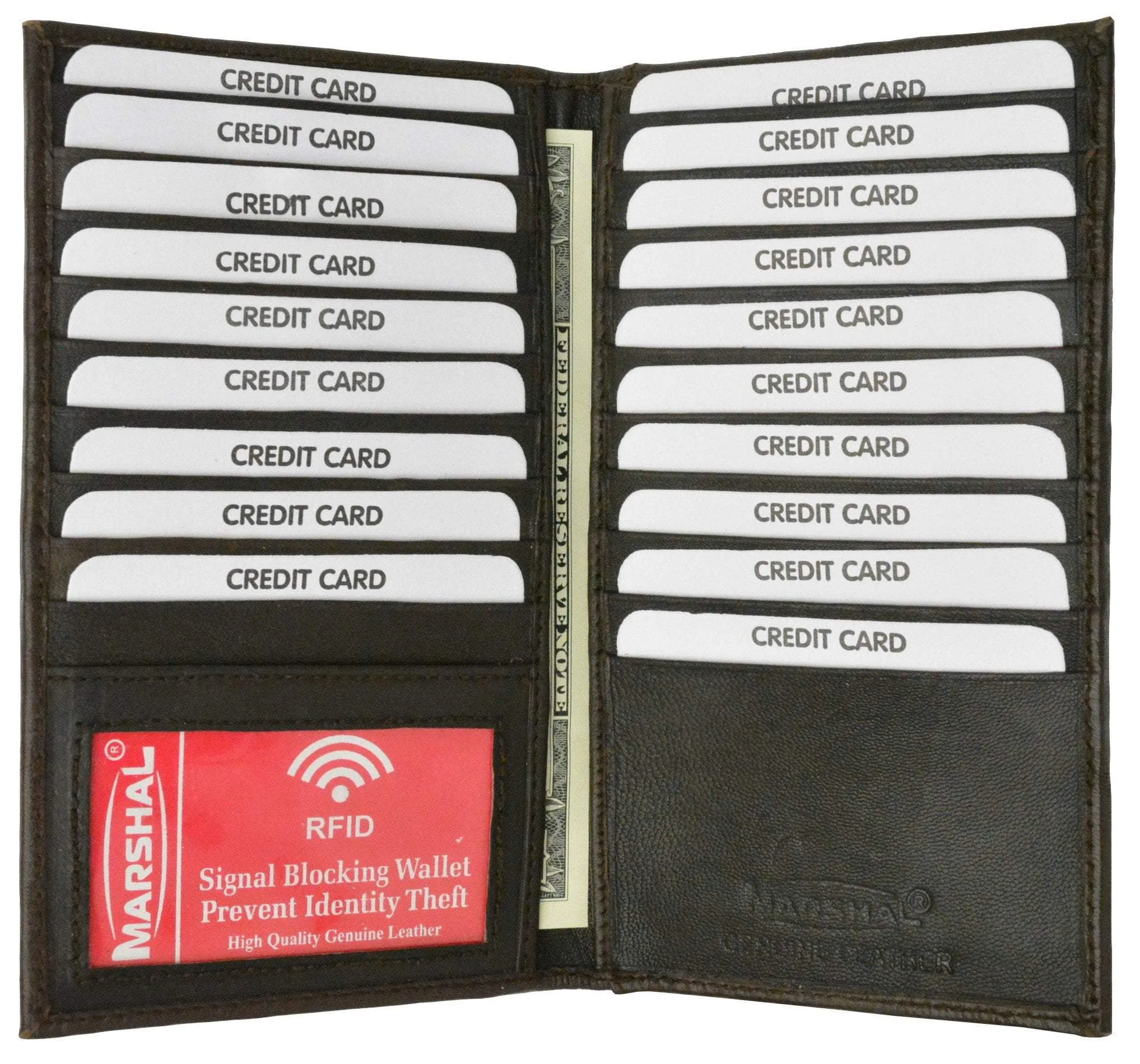 Mega Hot Offer Limited Edition Offer Rfid Blocking Premium Genuine Leather Bifold Credit Card Id Holder Rfid P 1529 (C)