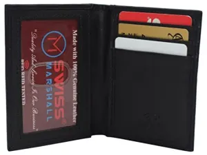 Rfid Blocking Slim Card Wallet Bifold Card Case Genuine Leather Front Pocket Wallet Minimalist Credit Card Holder Limited Stock Offer Sweet Deal Inside
