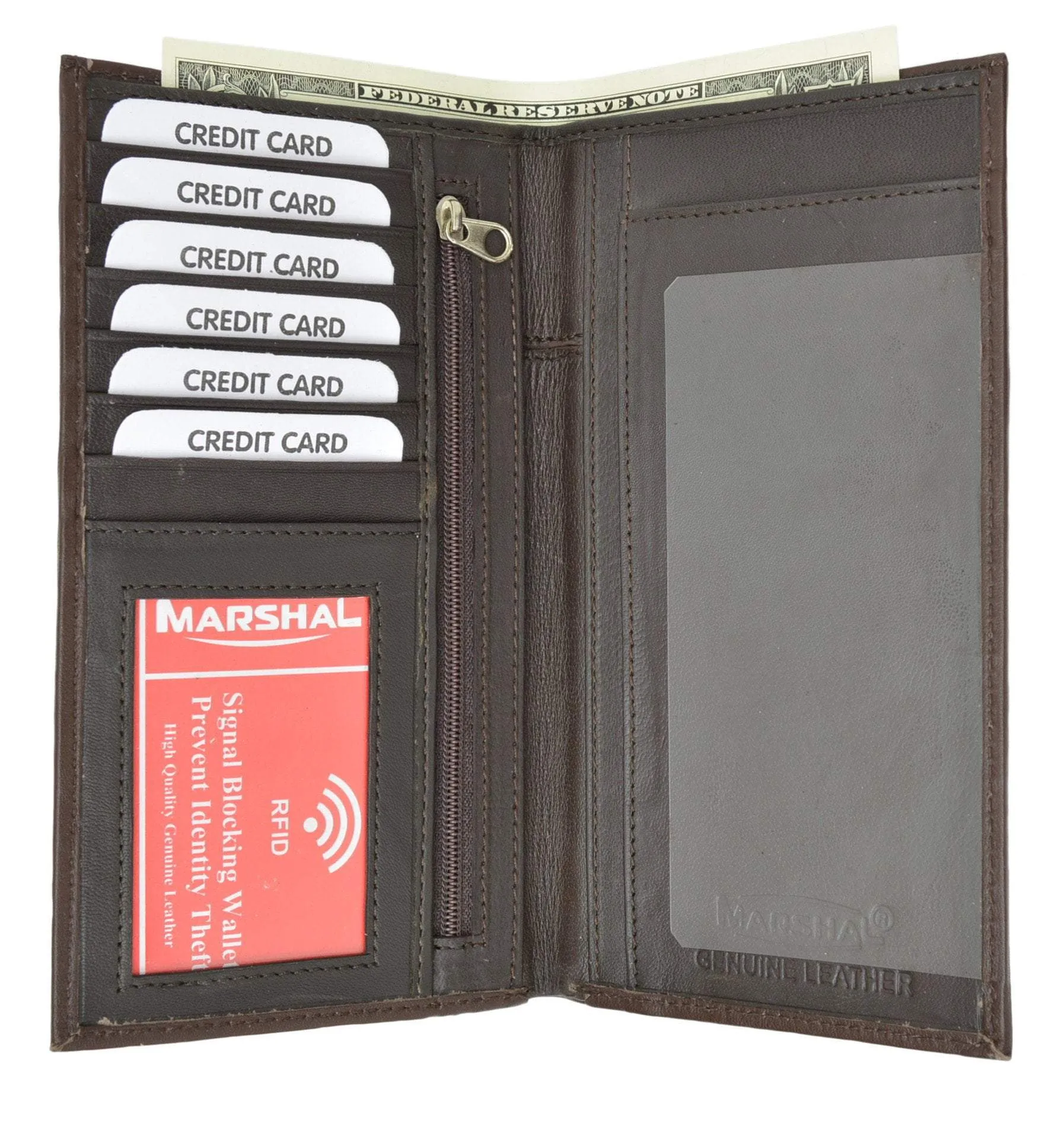 Rfid Blocking Soft Leather Sim Checkbook Organizer Id Credit Card Holder Wallet Rfid P 853 (C) Hot Deals Today Flash Sale Alert Now