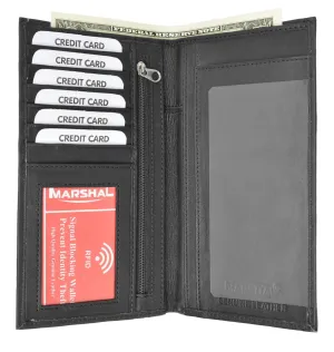 Rfid Blocking Soft Leather Sim Checkbook Organizer Id Credit Card Holder Wallet Rfid P 853 (C) Big Savings Event