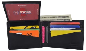 Rfid Cow Napa Leather Bifold Wallet With Removable 2 Id Windows & Card Holder Limited Time Offer
