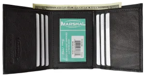 Exclusive Savings Event Hot Clearance Now Rfid Premium Leather Men'S Trifold Card Holder Id Wallet Rfid P 55 (C)