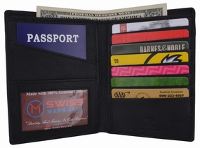 Exclusive Online Discount Rfid Blocking Leather Passport Holder Cover Case Travel Wallet