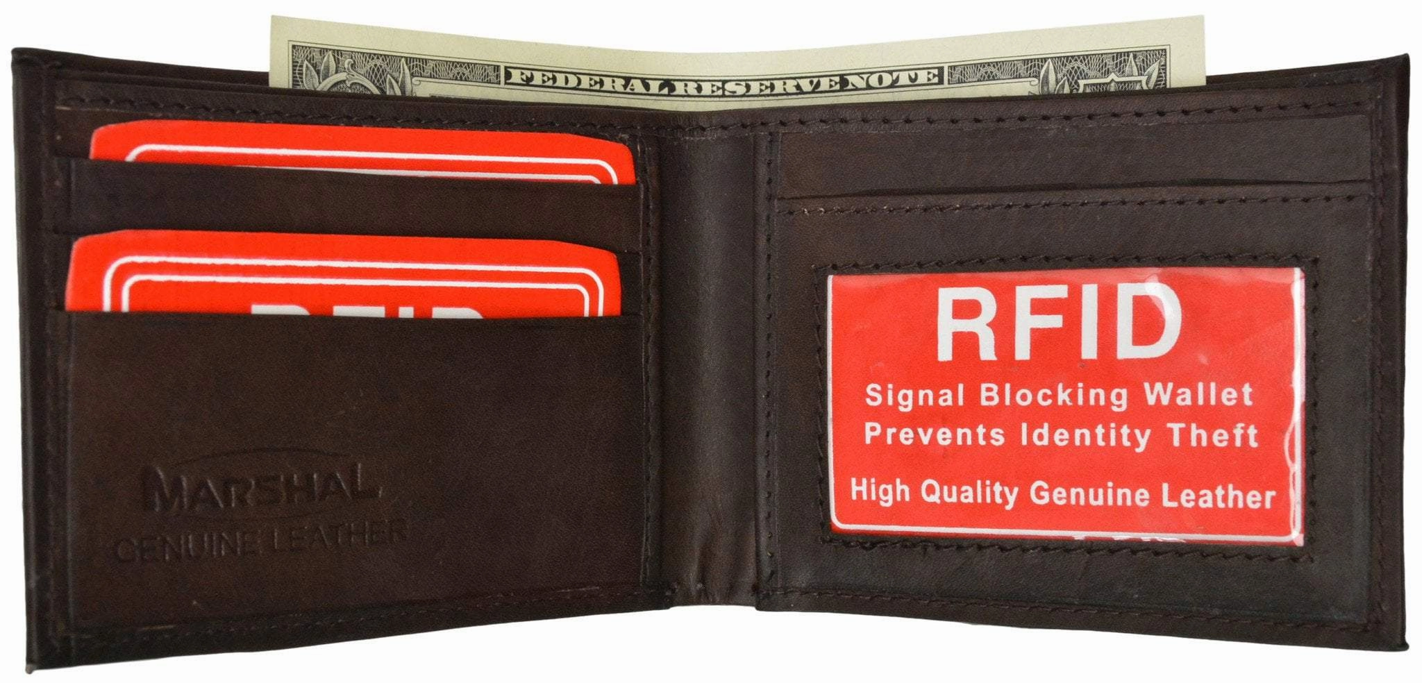 Rfid Blocking Men'S Leather Slim Bifold Wallet Rfid 60 (C) Limited Time Offer Grab It Before Gone