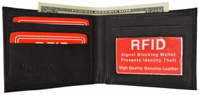 Gift Ideas Galore Rfid Blocking Men'S Leather Slim Bifold Wallet Rfid 60 (C)