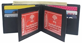 Special Price Offer Best Seller Discount Rfid Blocking Men'S Wallet Thick Large Bifold 9 Cards And 3 Id Windows