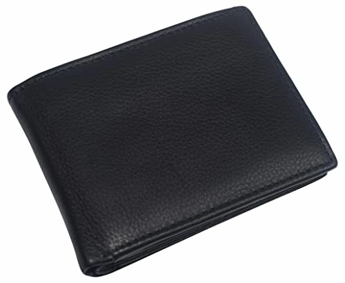 MustHave Gift Ideas Todays Best Deal Rfid Blocking Men'S Wallet Thick Large Bifold 9 Cards And 3 Id Windows