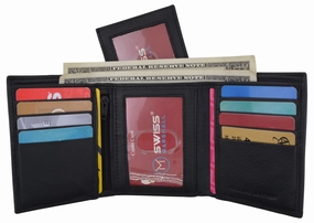 Todays Hot Pick Todays Trending Deals Rfid Blocking Mens Trifold Wallet W/Removable Credit Card Id Holder