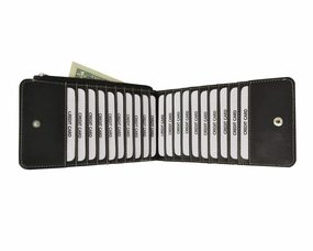 Rfid Blocking Women'S Genuine Leather Zipper Wallet Card Case Purse Rfid P 1829 (C) Special Deals Online