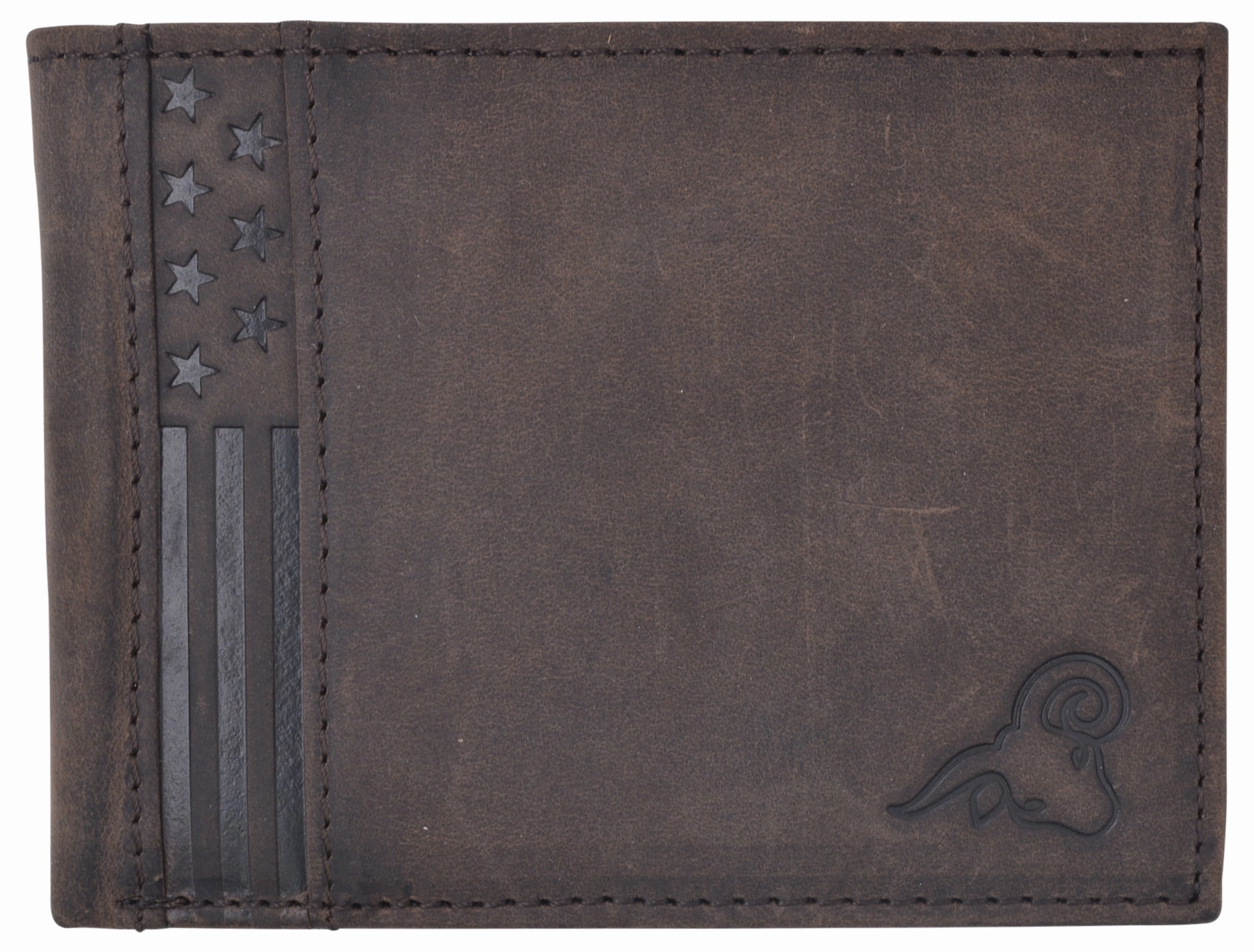 Trending Today Steal Limited Stock Alert Rfid Men'S Bifold Usa Genuine Leather Wallet With Id Window Us Design Wallets For Men