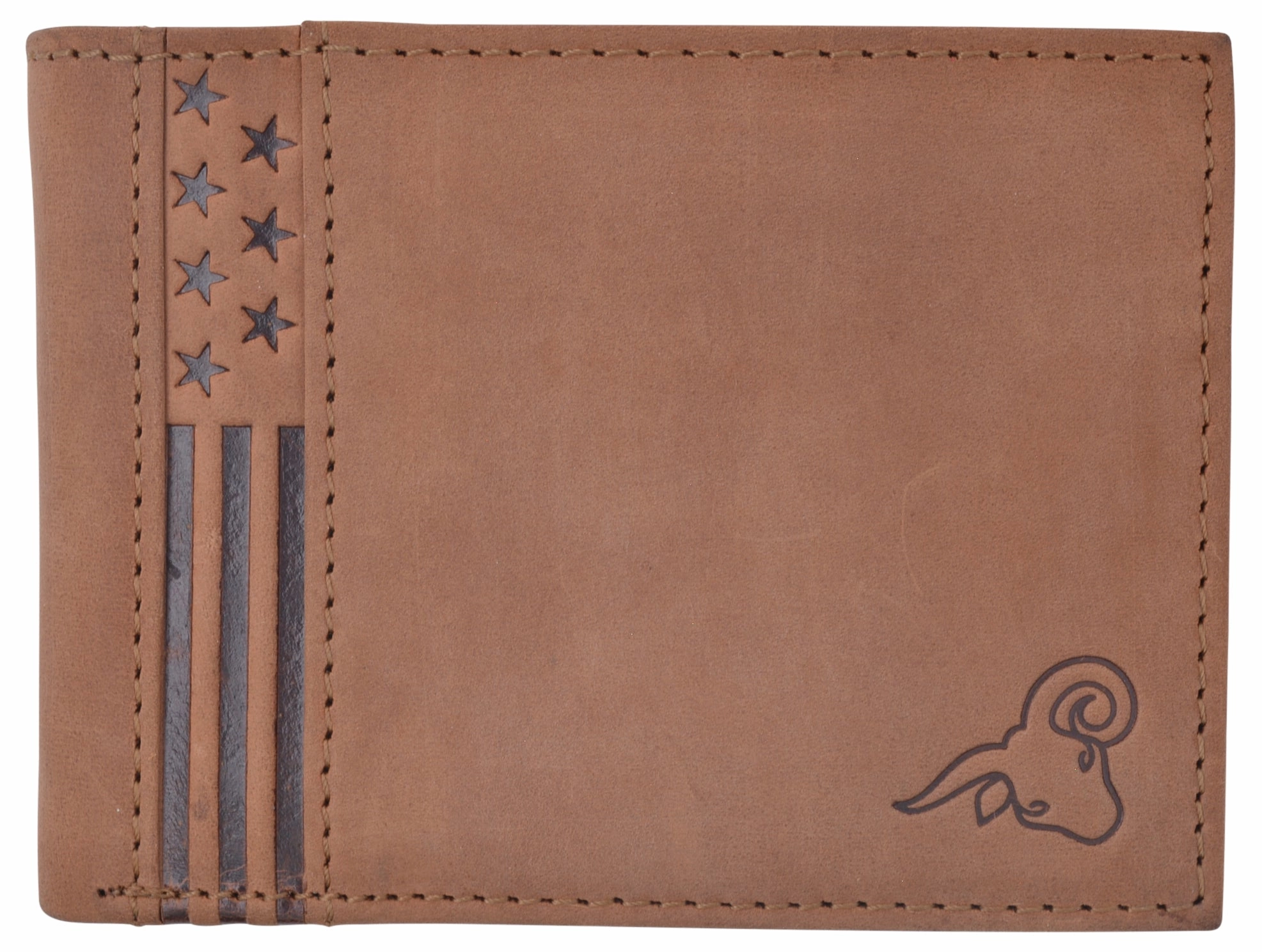 Mega Hot Offer Trendy Picks Today Rfid Men'S Bifold Usa Genuine Leather Wallet With Id Window Us Design Wallets For Men