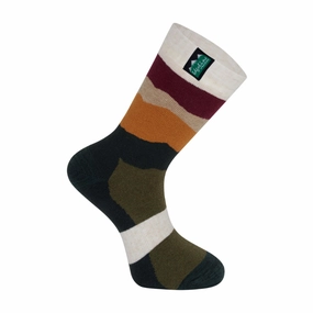 Shop Hot Picks Dont Miss These Savings Ridgeline Merino Wool Mid Length Socks - Berry Stripes