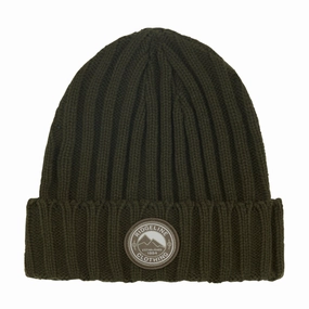 Ridgeline Original Knitted Beanie Hat - Olive Sale Ending Soon Clearance Sale Now