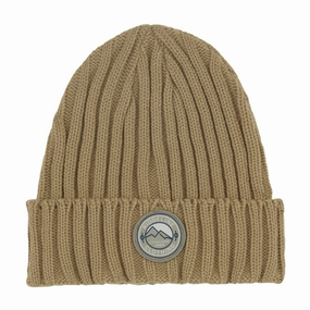 Clearance Savings Now Ridgeline Original Knitted Beanie Hat - Stone