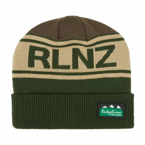Ridgeline Rlnz Knitted Beanie Hat - Olive Multi Shop Today Save