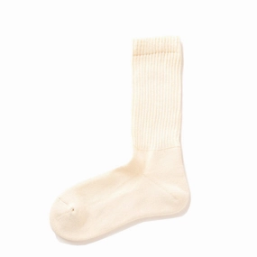 Rototo Organic Daily 3 Pack Crew Socks Ecru Shop Smart Deals