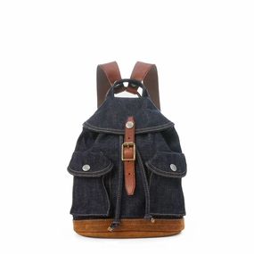 Clearance Sale Now Rrl By Ralph Lauren Mini Denim Rucksack Indigo