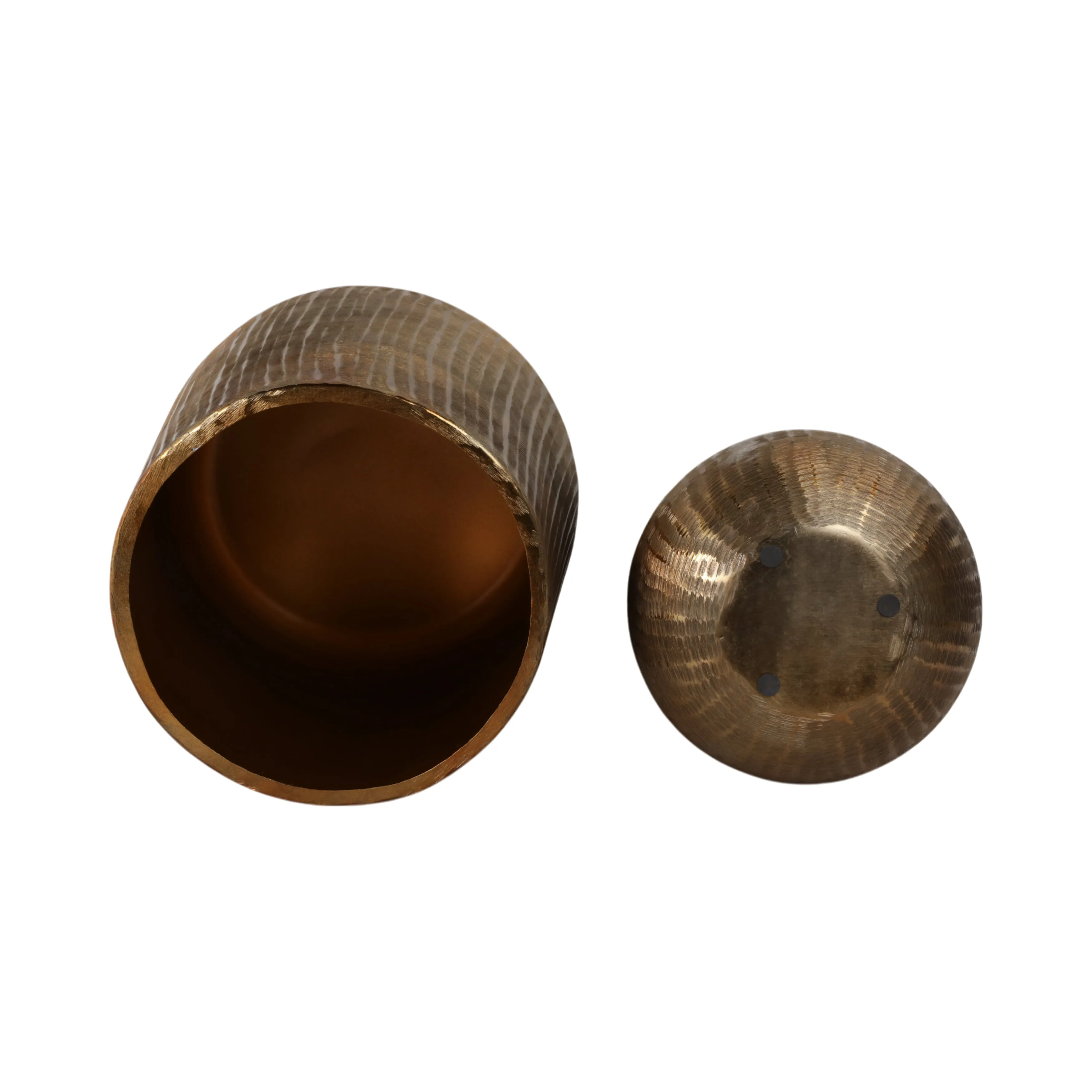S/2 12/17" Kent Antique Bronze Planters