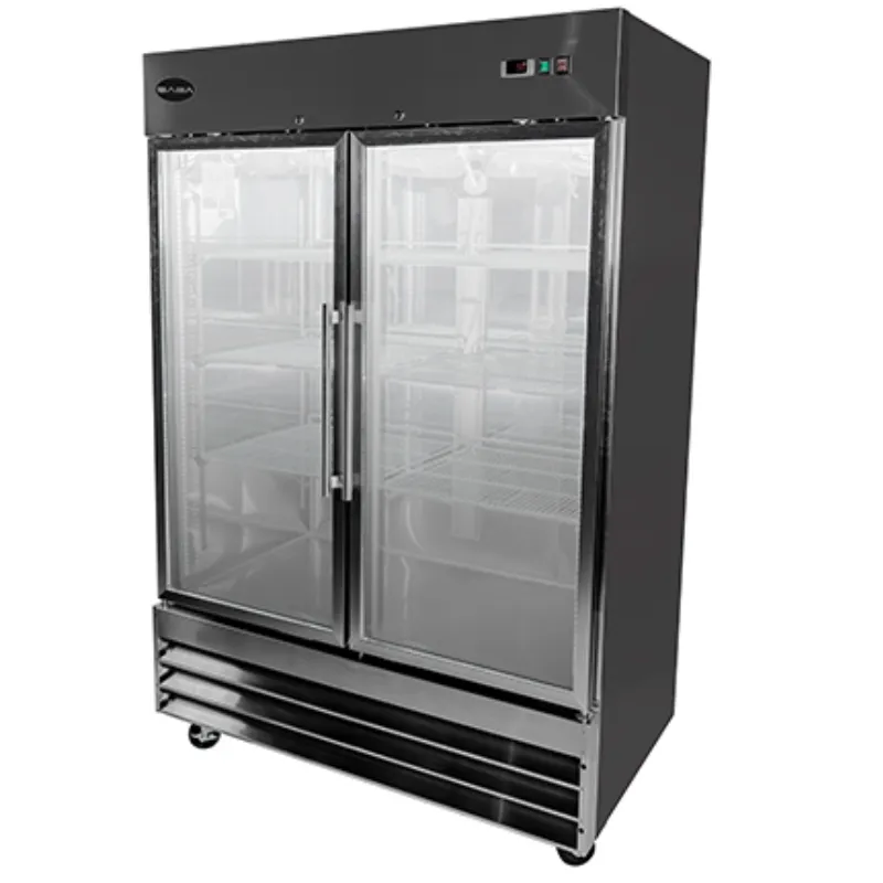 Saba - S-47FG, Commercial 2 Glass Door Reach-In Merchandiser Freezer