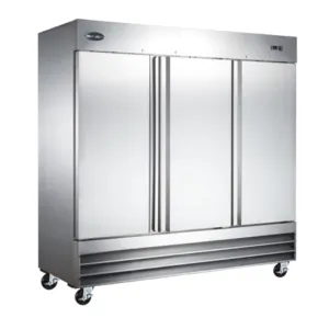 SABA - S-72F, Commercial 3 Solid Door Reach-In Freezer