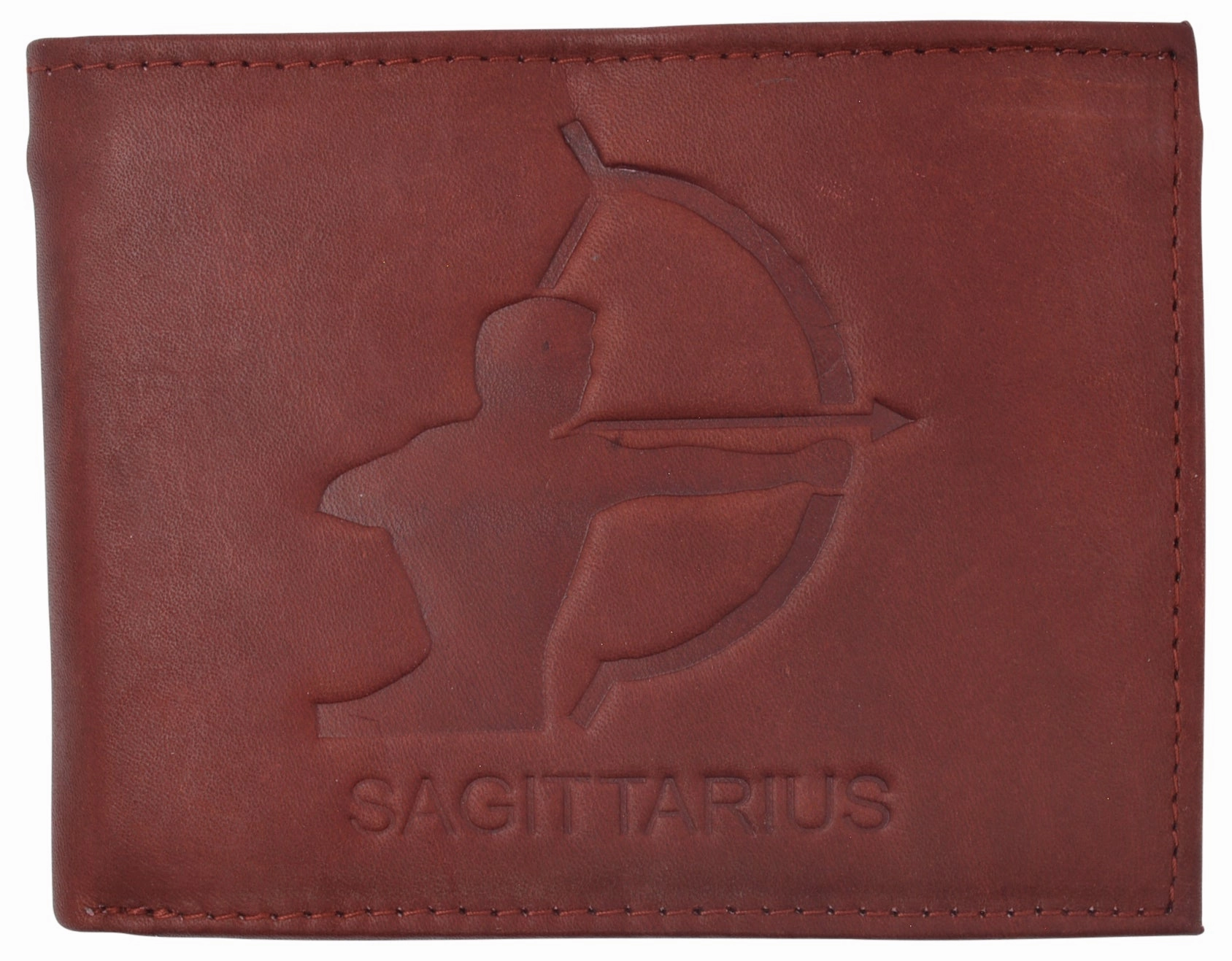Dont Miss This Deal Sagittarius Zodiac Sign Bifold Trifold Genuine Leather Men'S Wallets