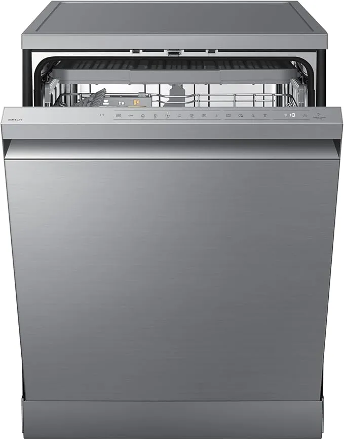 Samsung Dish Washer, 14 Place Setting with SmartThings and Waterjet Clean, Silver