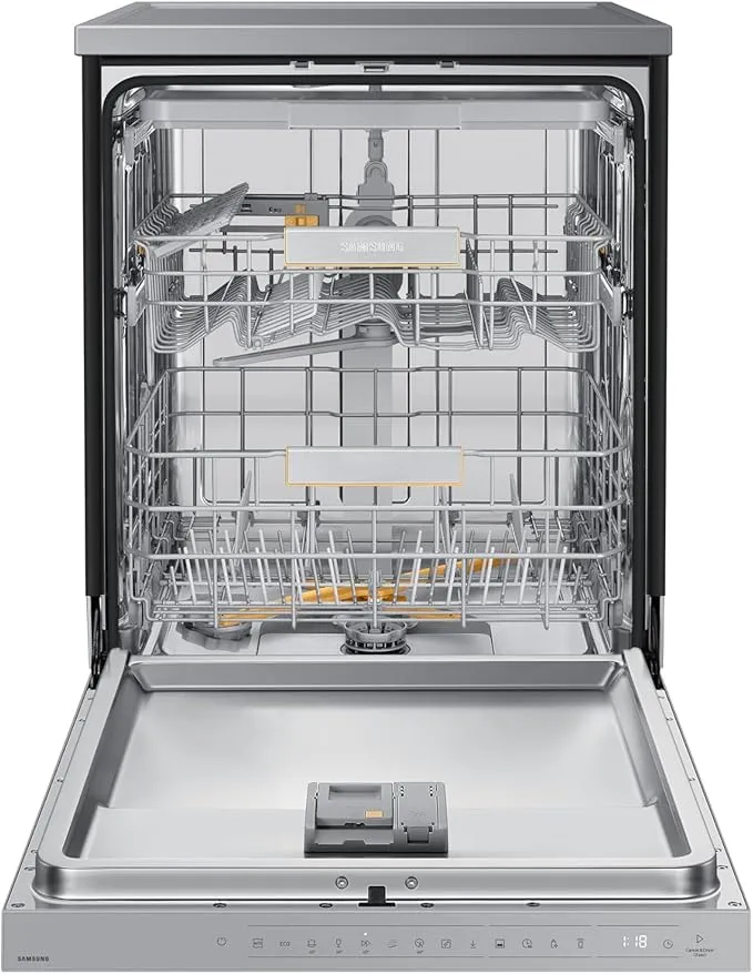 Samsung Dish Washer, 14 Place Setting with SmartThings and Waterjet Clean, Silver