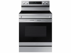 Samsung NE63D6511SR 6.3 Cu. Ft. Smart Freestanding Energy Star Certified Electric Range With Air Fry In Stainless Steel