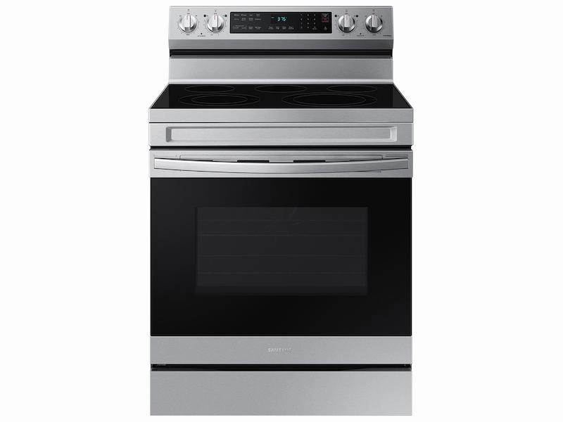 Samsung NE63D6511SR 6.3 Cu. Ft. Smart Freestanding Energy Star Certified Electric Range With Air Fry In Stainless Steel