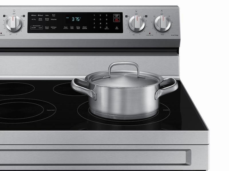 Samsung NE63D6511SR 6.3 Cu. Ft. Smart Freestanding Energy Star Certified Electric Range With Air Fry In Stainless Steel