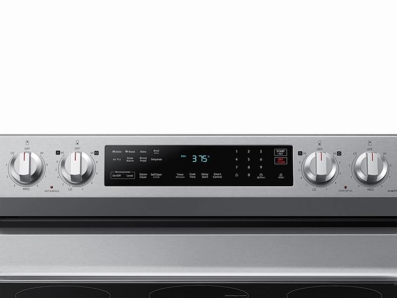 Samsung NE63D6511SR 6.3 Cu. Ft. Smart Freestanding Energy Star Certified Electric Range With Air Fry In Stainless Steel