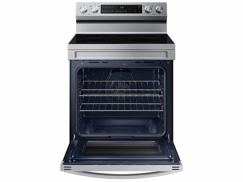 Samsung NE63D6511SR 6.3 Cu. Ft. Smart Freestanding Energy Star Certified Electric Range With Air Fry In Stainless Steel