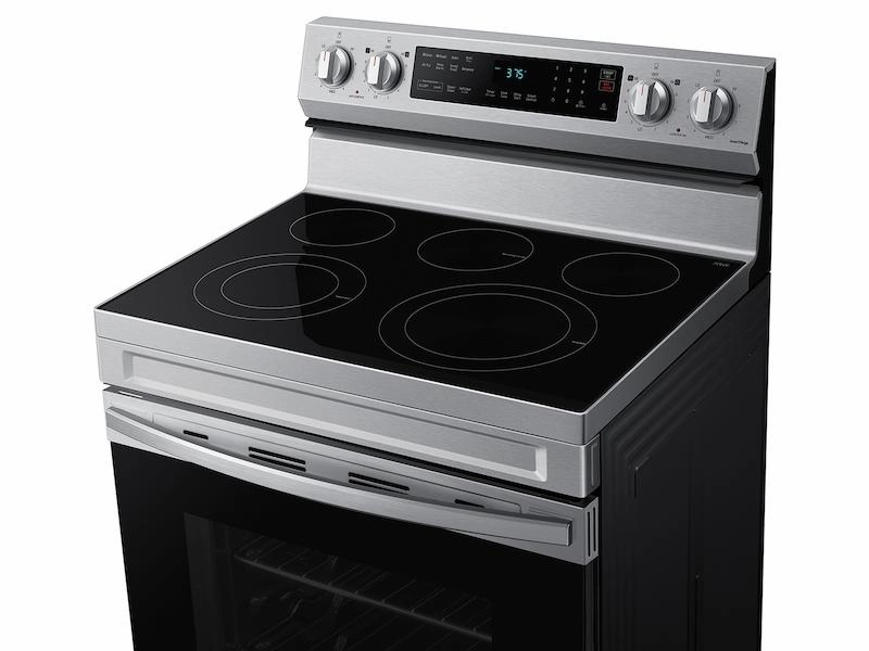 Samsung NE63D6511SR 6.3 Cu. Ft. Smart Freestanding Energy Star Certified Electric Range With Air Fry In Stainless Steel