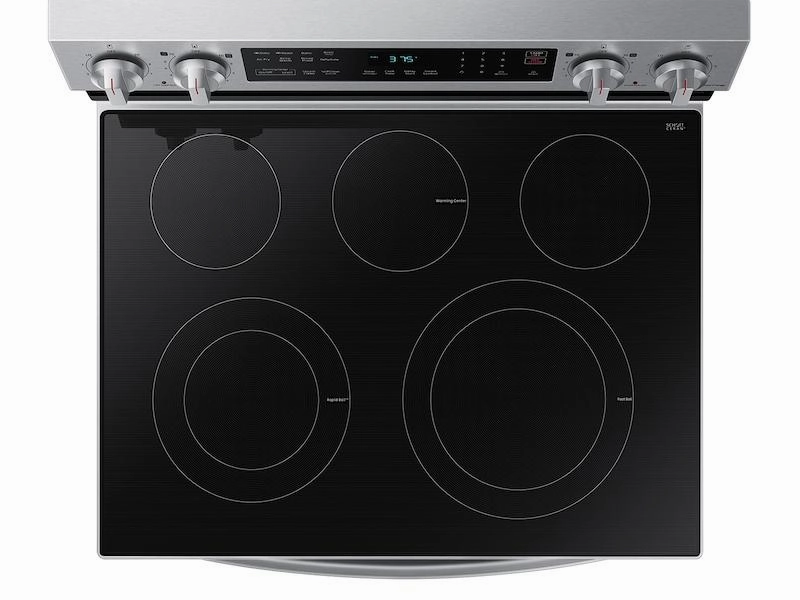 Samsung NE63D6511SR 6.3 Cu. Ft. Smart Freestanding Energy Star Certified Electric Range With Air Fry In Stainless Steel