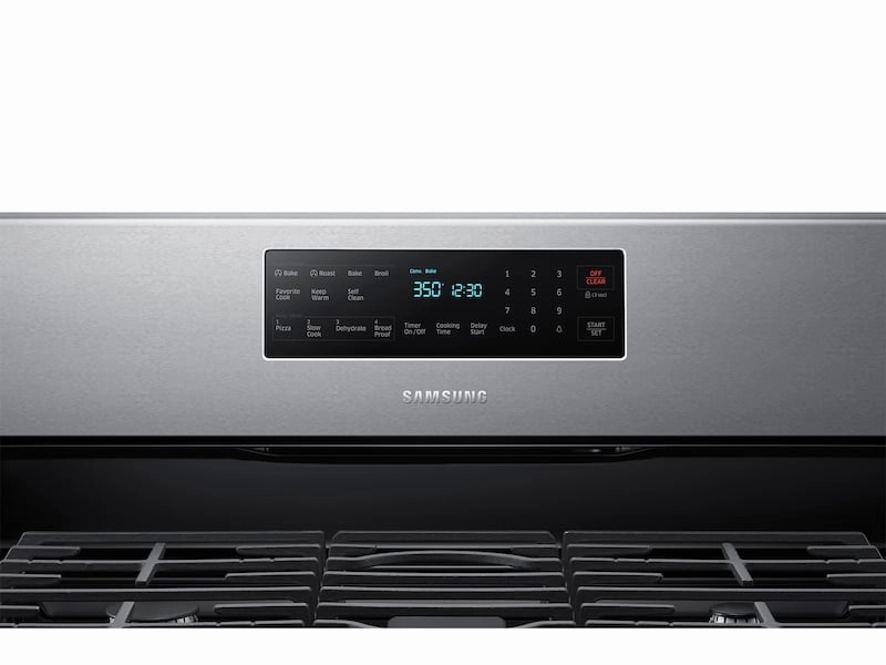Samsung NX58T7511SS 5.8 Cu. Ft. Freestanding Gas Range With Air Fry And Convection In Stainless Steel