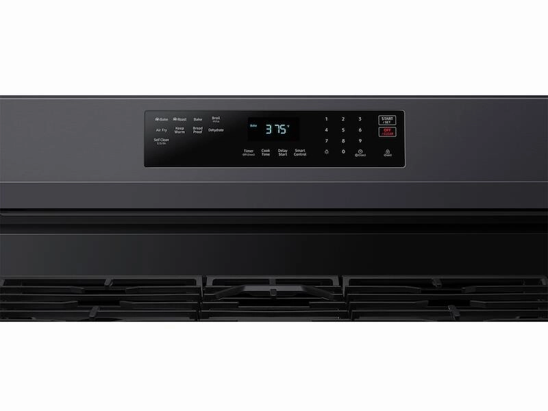 Samsung NX60A6511SG 6.0 Cu. Ft. Smart Freestanding Gas Range With No-Preheat Air Fry & Convection In Black Stainless Steel