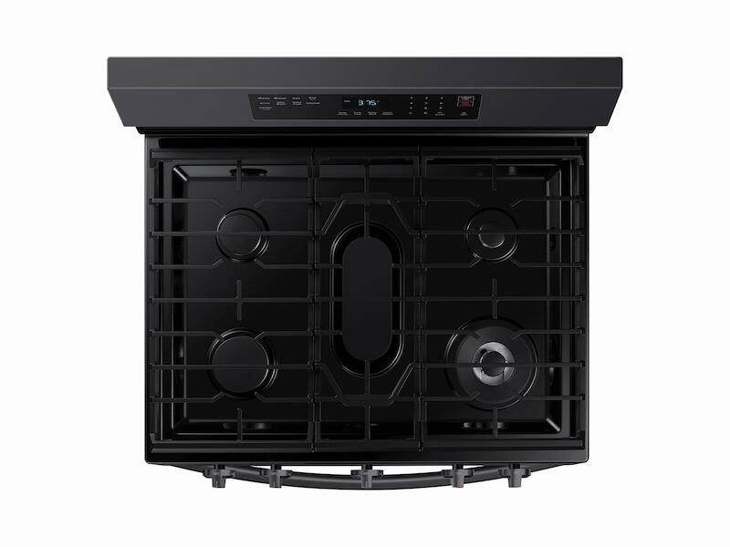 Samsung NX60A6511SG 6.0 Cu. Ft. Smart Freestanding Gas Range With No-Preheat Air Fry & Convection In Black Stainless Steel