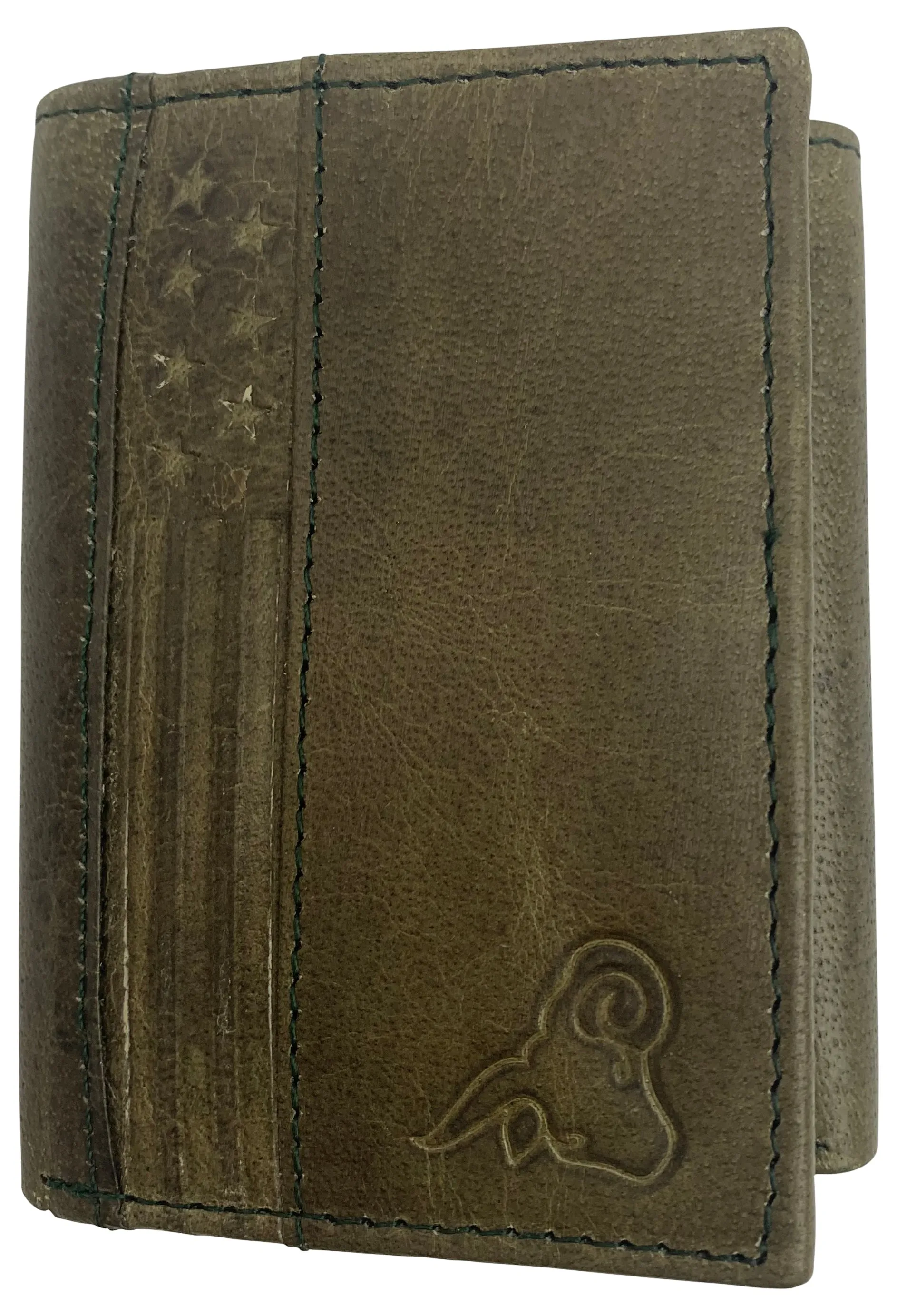 Grab It Before Gone Online Exclusive Deal Usa Genuine Leather Rfid Blocking Trifold Wallets For Men Tri-Fold Wallet With Id Window Us Design