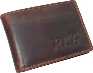 Personalized Rfid Blocking Small Mens Vintage Leather Slim Bifold Card Id Wallet Shop Grab Offer Shop Now Save