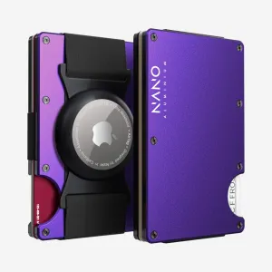 Airtag Cash Strap Wallet (Nebula Purple) Clearance Steal Today Exclusive Hot Pick