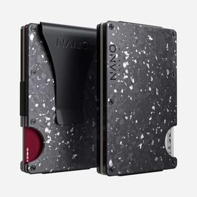 Money Clip Wallet (Nero/Argento) Price Drop Today Best Deal Today
