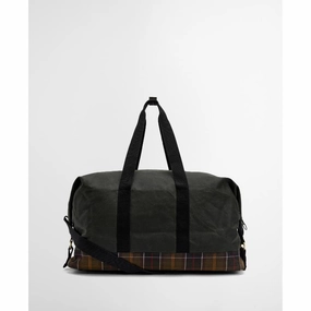 Barbour Field Wax Holdall Bag - Sage/Classic Best Price Today Mega Hot Offer