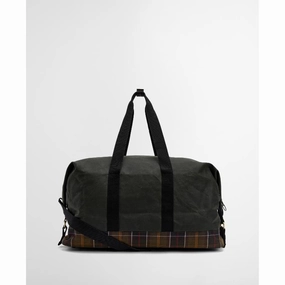 Barbour Field Wax Holdall Bag - Sage/Classic Best Price Today Mega Hot Offer