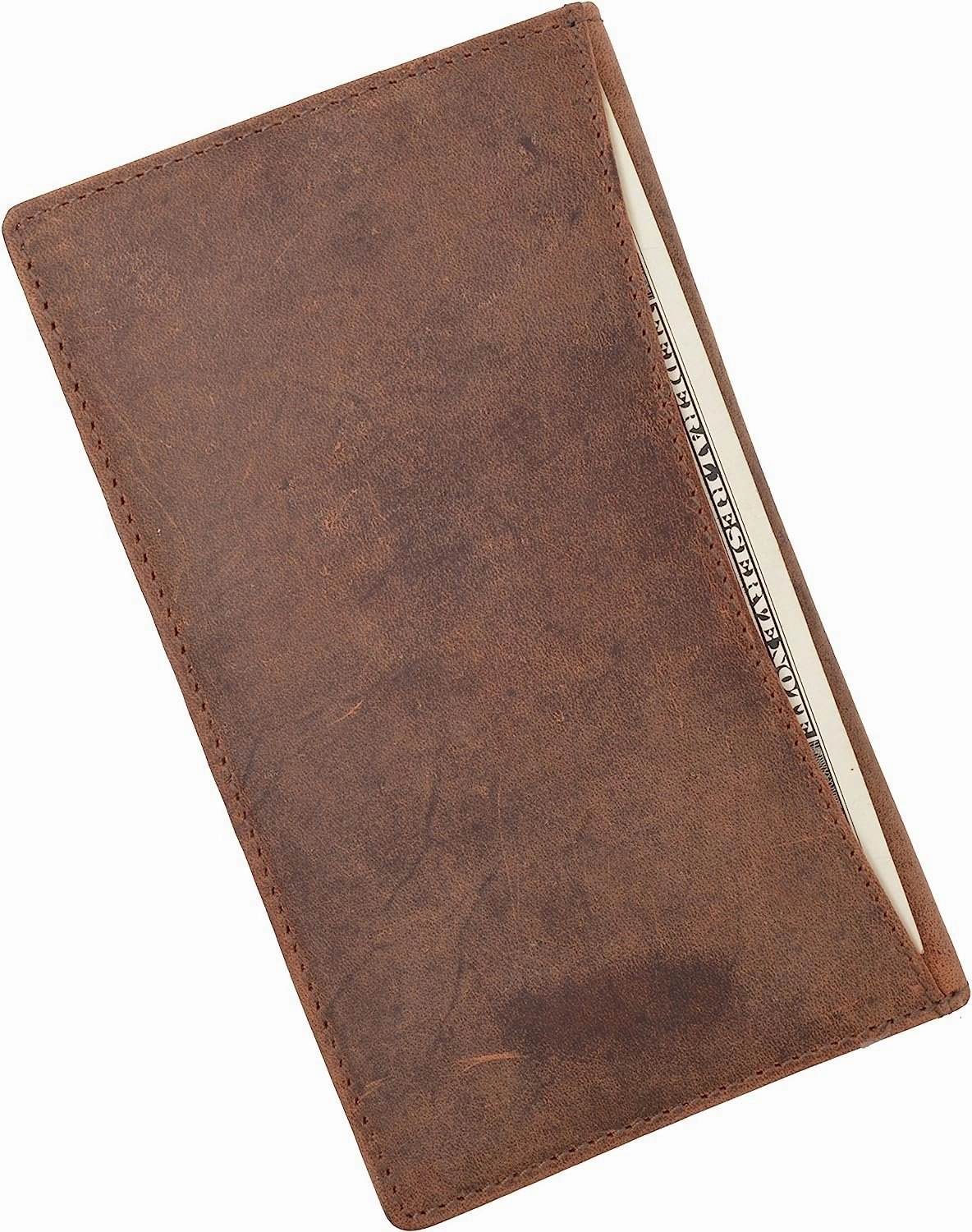 Marshal Bifold Leather Rfid Blocking Wallet For Men & Women | Genuine Leather Holder With 19 Slots, 2 Bill Compartments & Id Window For Credit/Debit Cards, Money & More (Black) Dont Miss Out