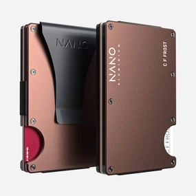 Personalised Money Clip Wallet (Sonic Copper) Clearance Blowout