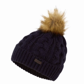 Last Chance Steal Best Deal Alert Schoffel Bakewell Ladies Bobble Hat - Navy